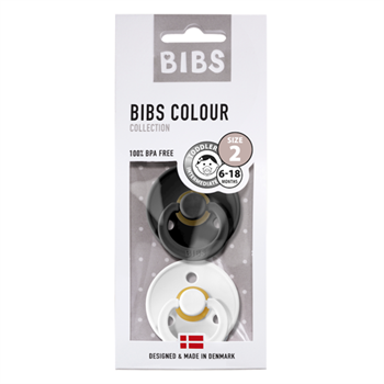 Bibs - 2-pak rund sut - Black/white